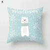 Light Blue Green Mint Cushion Cases Geometric Pattern Smooth Pillowcase American Style Comfortable Soft Home Decorations 45*45Cm