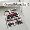 Fantasy Magic Theme Crystal Velvet Rug Personalized Custom Name Text Soft Floor Mat Home Decor