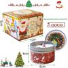 Christmas Scented Candle Gift Set - Soy Wax Aromatherapy Candles for Holiday Parties and Home Decor
