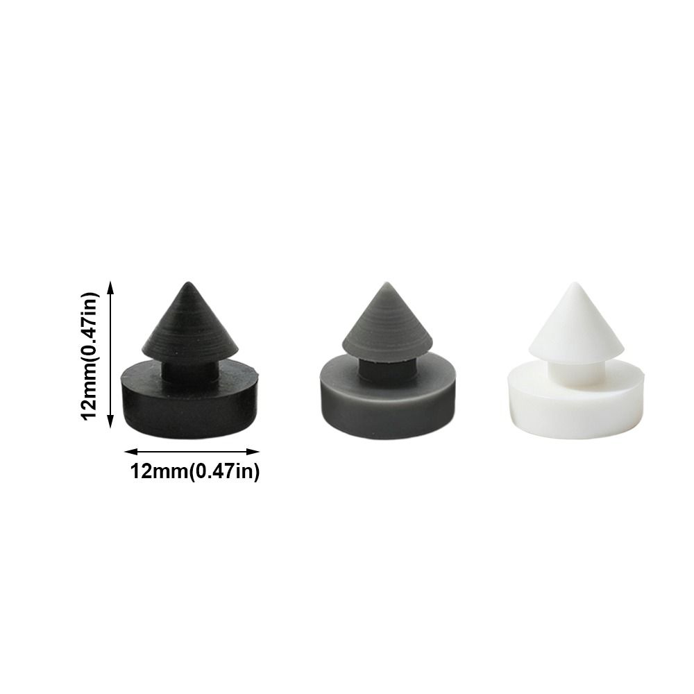 10Pcs 12*12mm Rubber Nail Plug Anti Collision Elevator Door Stopper Security Shock Absorption