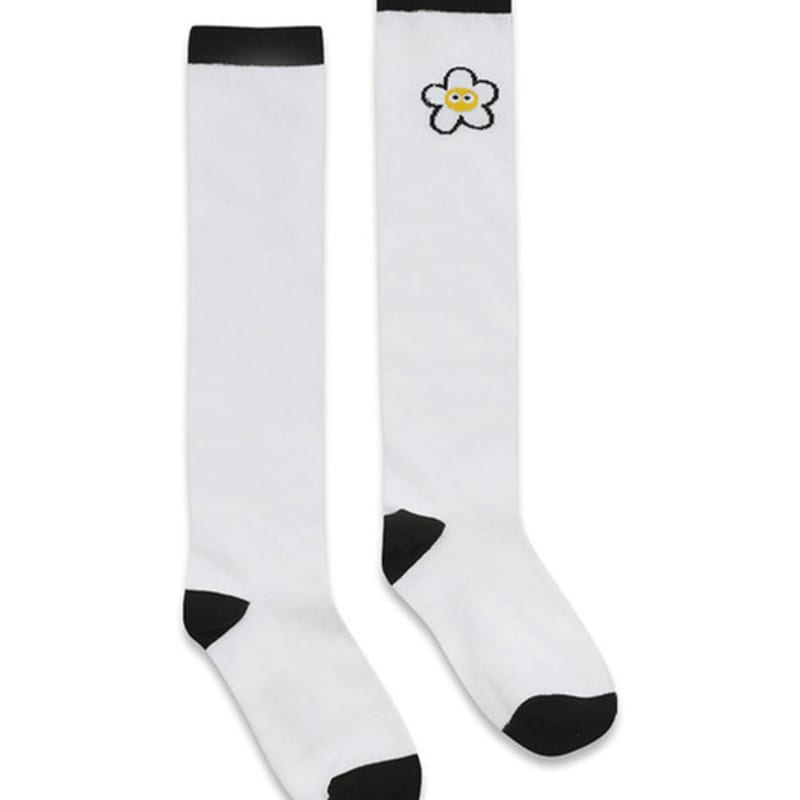 Macky Coloring Daisy Knee Socks
