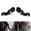 Motorcycles Male Mount-Style Chrome 1 1/4" Foot Peg Adapter Engine Guard Footrests Mount Clamps for Harley Softail Cafe Racer