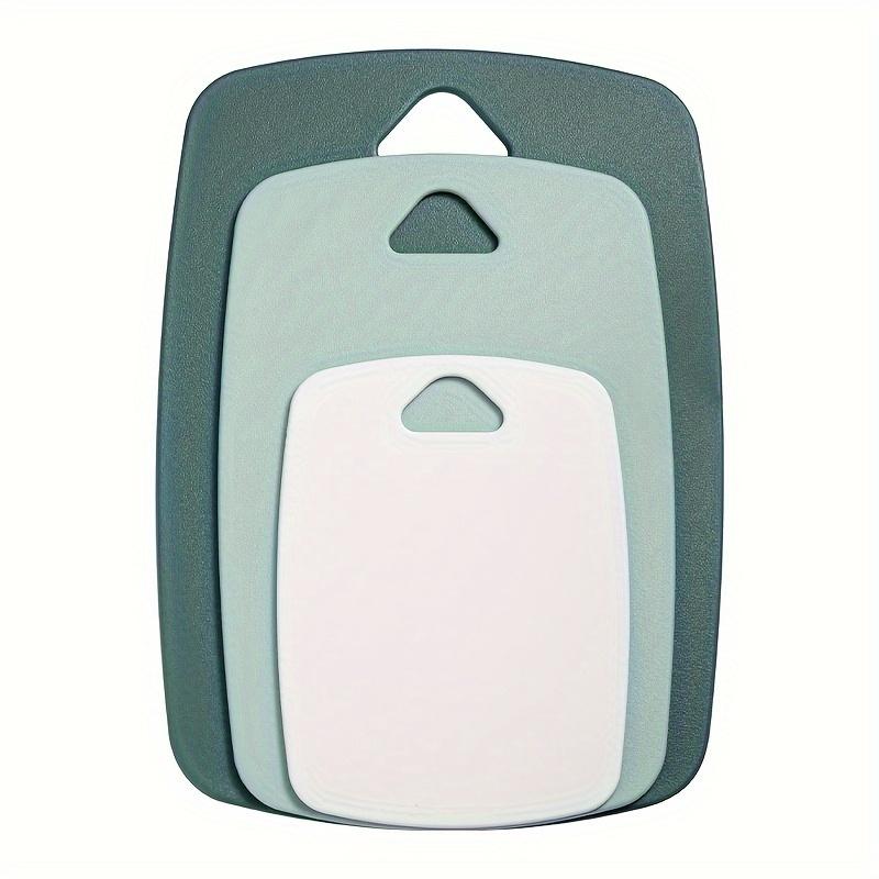 3-Piece Plastic Cutting Boards-Thick,Durable Meat,Vegetable,and Fruit Cutting Boards with Easy-to-Grip Handles-Dishwasher-Washable Kitchen Essentials