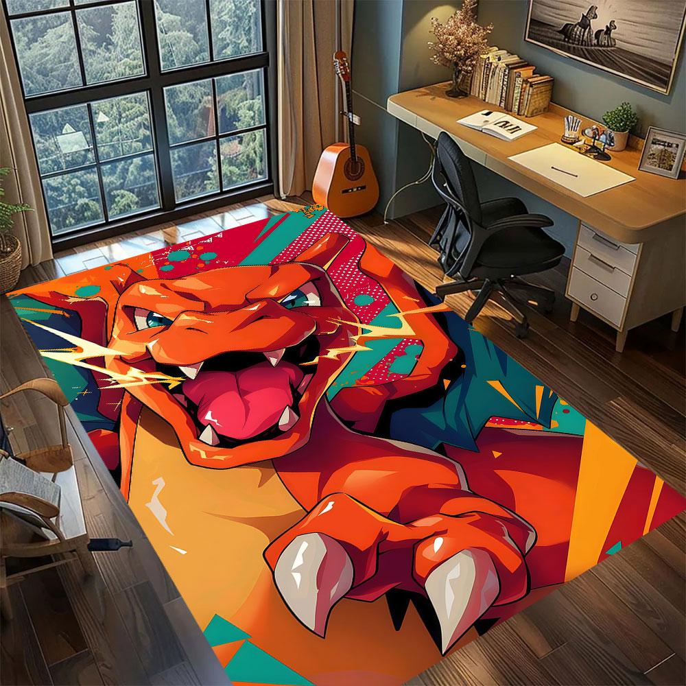 

PokeMon anime character Carpet for Living Room Bedroom Home Decor Cool Movie Mat Play Floor Mat 60x90cm