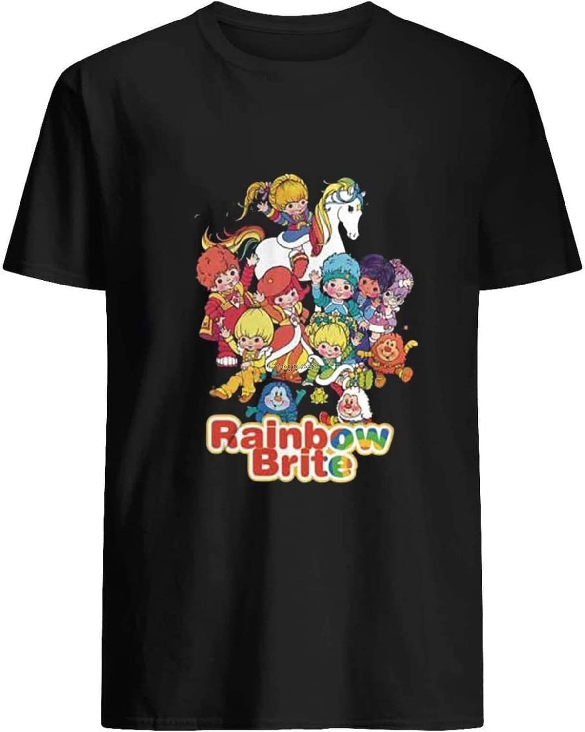 Rainbow Brite t Shirt Gift for Men Women DMN0211 t-Shirts S чёрный