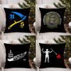 Forward O-Observations Group Pillow Case Office Sofa Dorm Chair Back Short Plush Double-sided Printing Home  Cushion Cover
