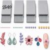 Craft Bead Shaping Mold 4Pcs Clay Gel Ball Roller Maker Tool, 2mm 3mm 4mm 5mm Roller, Professional Sculpting Equipment Molds for DIY Earring,