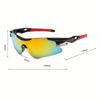 Non-polarized Durable Lightweight Sports Fashion Glasses - PC Frame & AC Lenses Ideal for Cycling, Driving, Fishing & Outdoor Activities