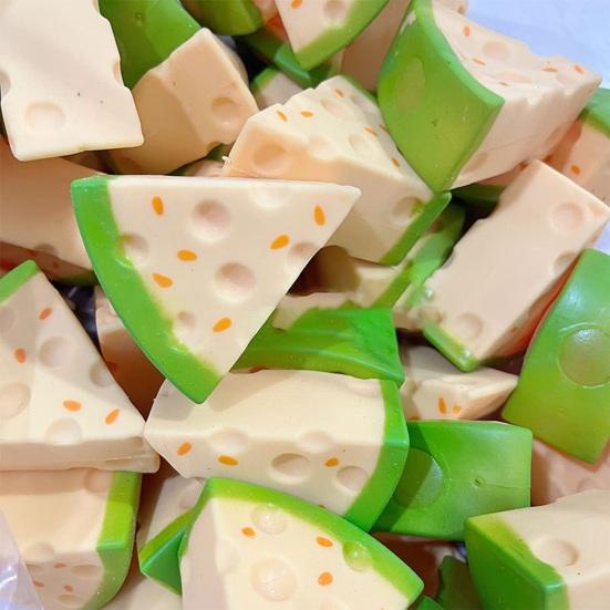 Hohle Cantaloupe Melone Stressabbau Spielzeug DIY Mehlfüllung Käse Melone Quetsch Sensorisches Spielzeug Weiche Dehnbare Angstlösende Frucht Fidget Spielzeug