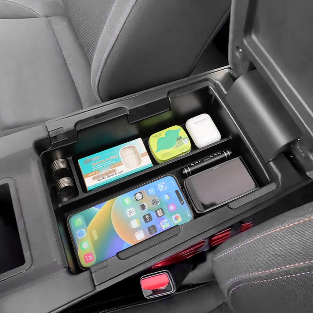 For Honda Prologue/Acura ZDX 2025 2025 Center Console Armrest Storage Box Tray Organizer Car Interior Accessories Black