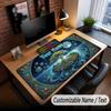 Tree of Life Theme Custom Mouse Pad Personalized With Name Text Customized Desk Mat For Office Home Decor
