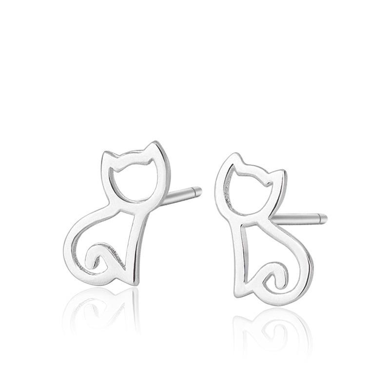 Minimalist Fashion Stud Earrings For Women Students Personalized Versatile Daily Wear Jewelry Accessories