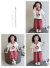 Girls' Korean Edition Set Summer 2026 New Girl's Cartoon Short Sleeve Summer Dress Children's Wide Leg Pants Two Piece Set