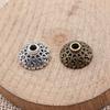 Textured Bead Cap Charms Dome Covers For Pearl And Gemscolor Jewelry Findings