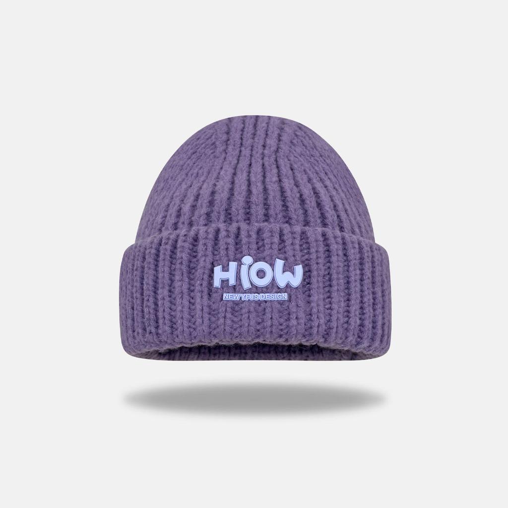 New Japanese High quality Wool Hat for Women In Autumn and Winter Ear Protection Warm Face  Small Knitted Cold Hat  Trendy Big Head Circumference