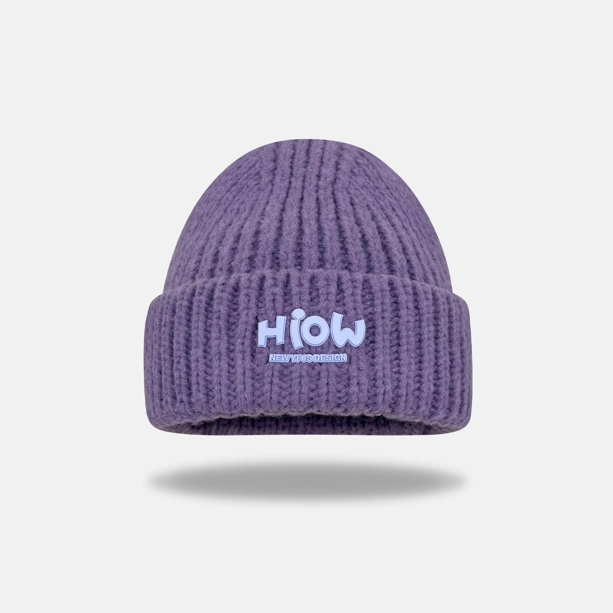 

New Japanese High quality Wool Hat for Women In Autumn and Winter Ear Protection Warm Face Small Knitted Cold Hat Trendy Big Head Circumference Adjustable