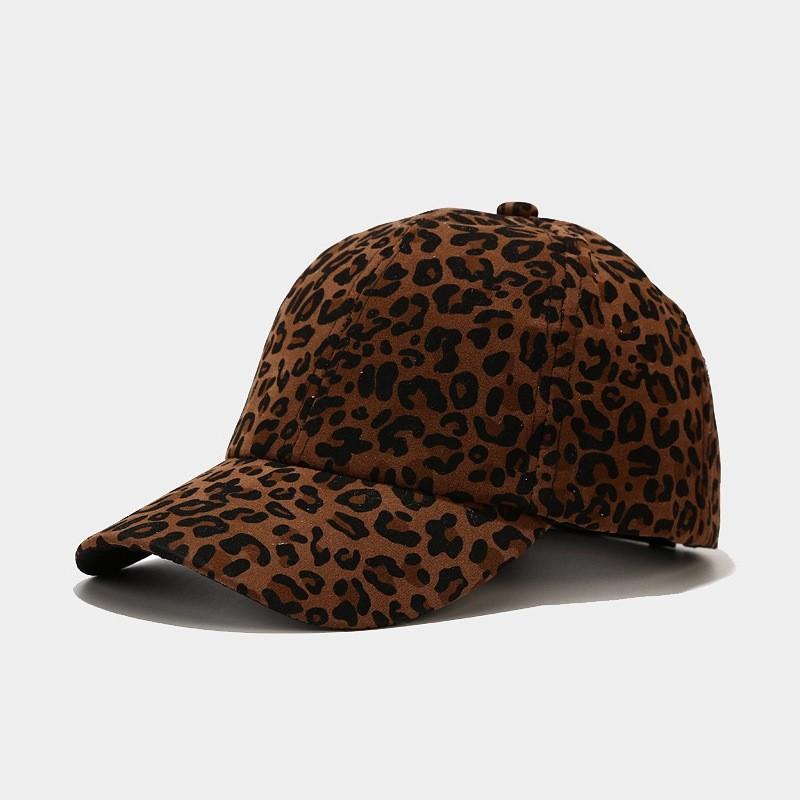 Vintage Leopard And Zebra Print Baseball Cap With Extended Brim For Casual Outdoor Sun Protection