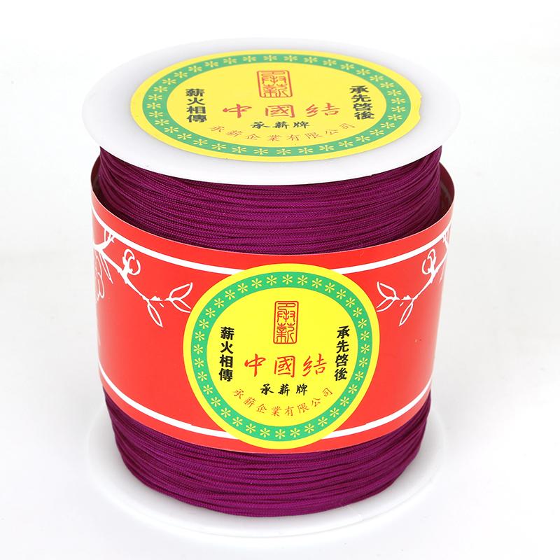 91-274Meter Cotton Cord Nylon Cord Thread String DIY Beading Braided Bracelet Jewelry Making