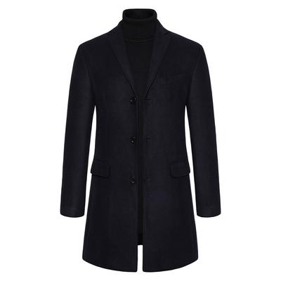 Automne et hiver nouveau manteau décontracté pour hommes manteau en laine de haute qualité veste