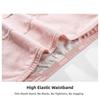 Simple Cotton Menstrual Panties Middle Waist 3 Layer Waterproof Period Briefs Soft High Elastic Physiological Pants Daily Sports