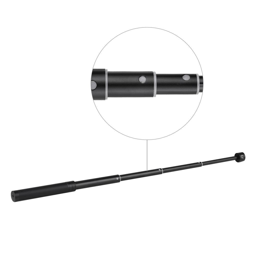 Telescopic Stabilizer Extension Rod Max. Length 73cm Aluminum Alloy Pole with 1 4 Inch Screw and Screw Hole for Gimbal