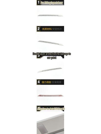 21 Sienna Heckzierleiste Dekorative Edelstahl Kofferraumleiste Zubehör