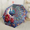 Yin Yang Dragon Phoenix Compact Travel Automatic Umbrella Sturdy 8 Rib Shaft Foldable Design Outdoor Daily Use Elegant Umbrella Wedding Party Gift