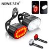 Set Lumini Față Spate Bicicletă Ciclism Tip Bicicletă C Far Reîncărcabil Lumină Stop Impermeabil LED Lanternă Piese Bicicletă