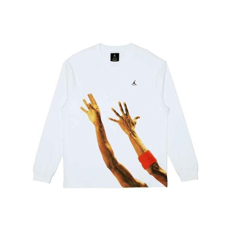 Air Jordan x Union LA The J Long-Sleeve T-Shirt White Men s CV1298-100 XS