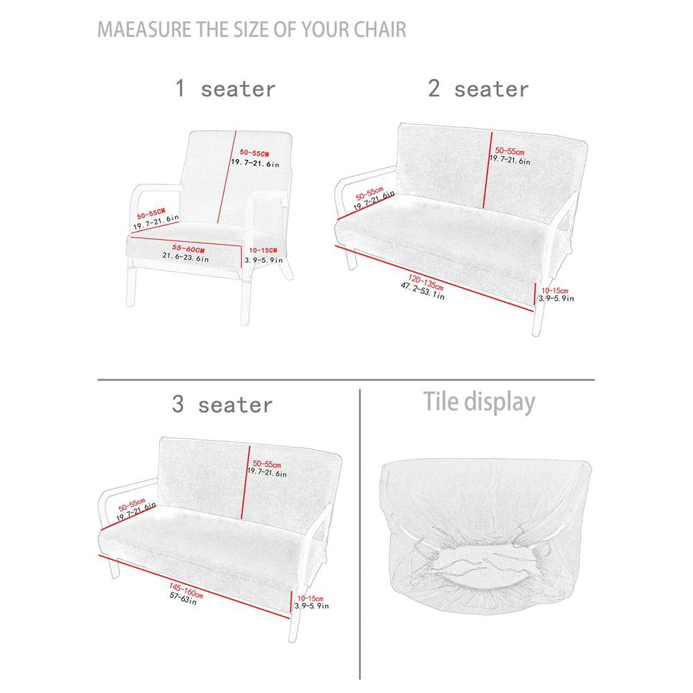 Stretch Futon Slipcover Solid Wood Sofa Cover Furniture Protector Without Armrests Slipcover Soft with Elastic Bottom for Kids, Spandex Jacquard