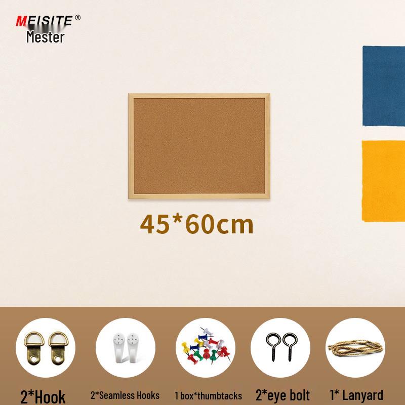 Creative Cork Board Photo Wall - Kindergarten Theme for Home, Office, Dorm