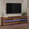 TV Units 2 pcs Reclaimed Wood Look 180 x 34 x 50 cm Particleboard