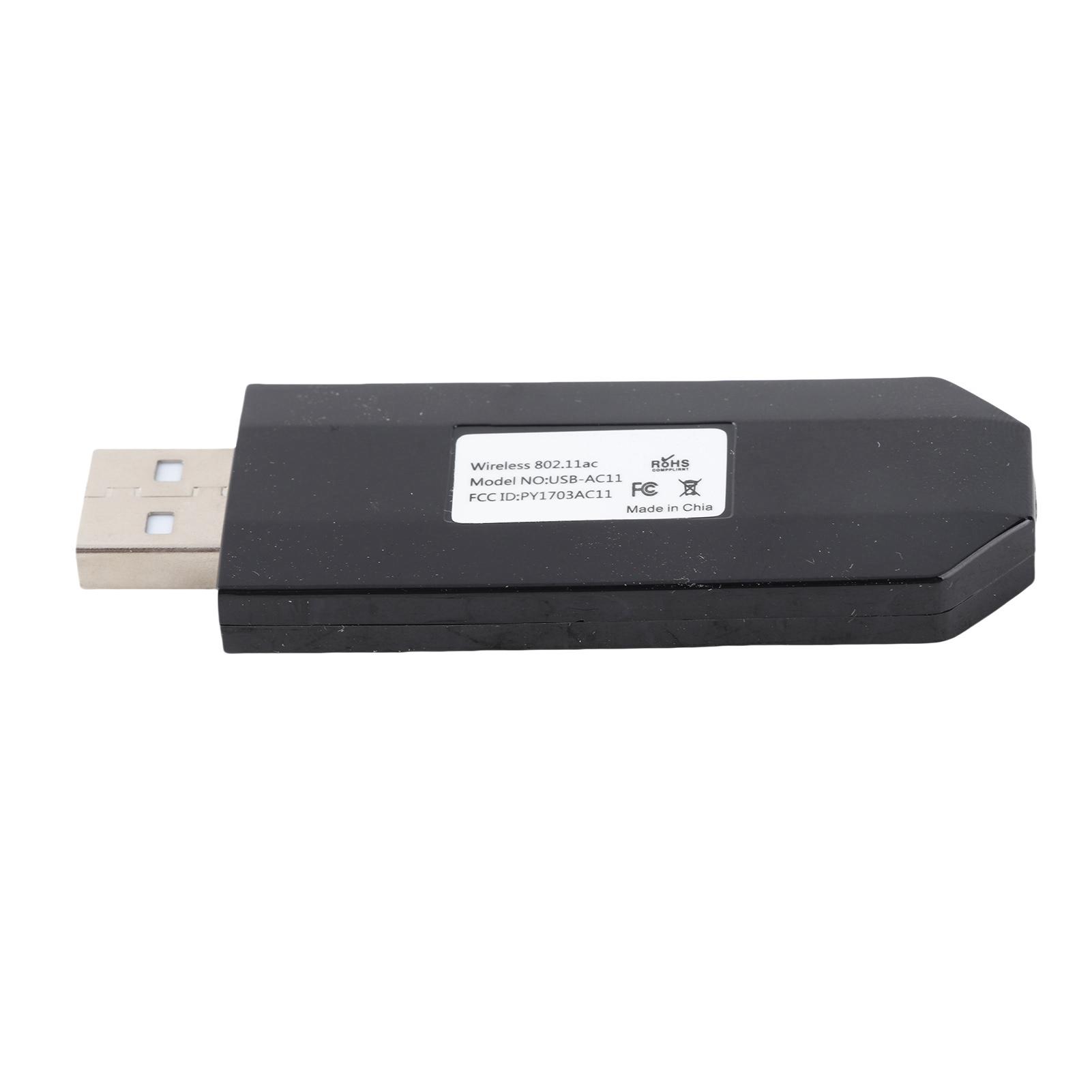 

Мережева карта USB‑AC11 AC600M Двохдіапазонний USB 2.4G5G WiFi Приймач Передавач Комп ютерні аксесуари