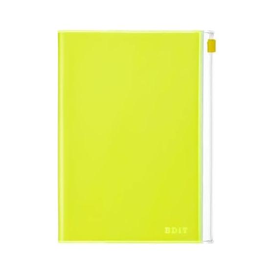 Graph notebook using notebook paper, B6, with PVC cover EDiT Marks Neon Yellow EDI-NB30-YE