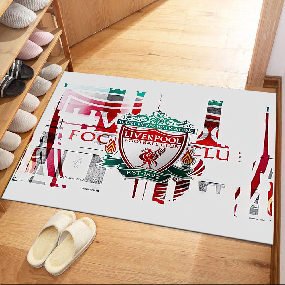 Liverpool Football Club Floor Rug Office Rug Perfect For Entryway Game Room Balcony Dining Room Antislip Rug Anime Office Decor