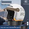 Unisex 3C Certified Electric Scooter Helmet with Hidden Visor – All-Season, Winter-Ready, Men’s and Women’s Safety Protection.