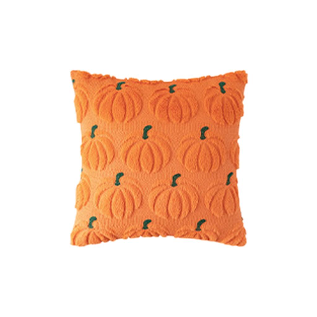 Pumpkin Fall Pillow Covers Halloween Throw Pillow Cover Couch Cushion Case Plush Pillow Cushion Cover for Halloween Decoration