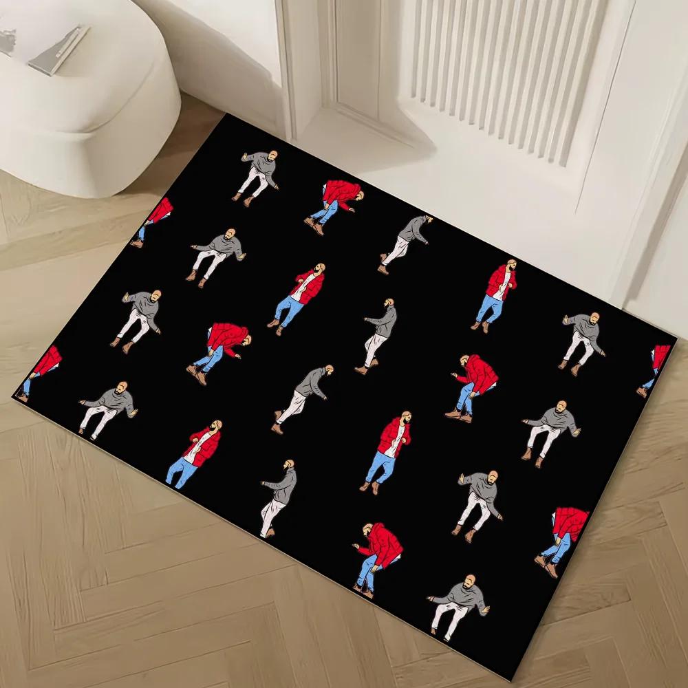 

Rapper Drake For All the Dogs Door Mat Welcome Non-slip Floor Bedroom Kitchen Bath Balcony Hallway Rug Home Decoration Carpet 60cm x 90cm