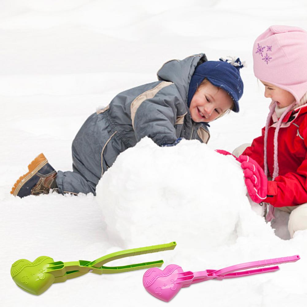 

Snowball Maker Plastic Clip Heart Outdoor Sand Snow Mold Toy For Children Snowman Maker Clip Toy Kids Winter Toys United States