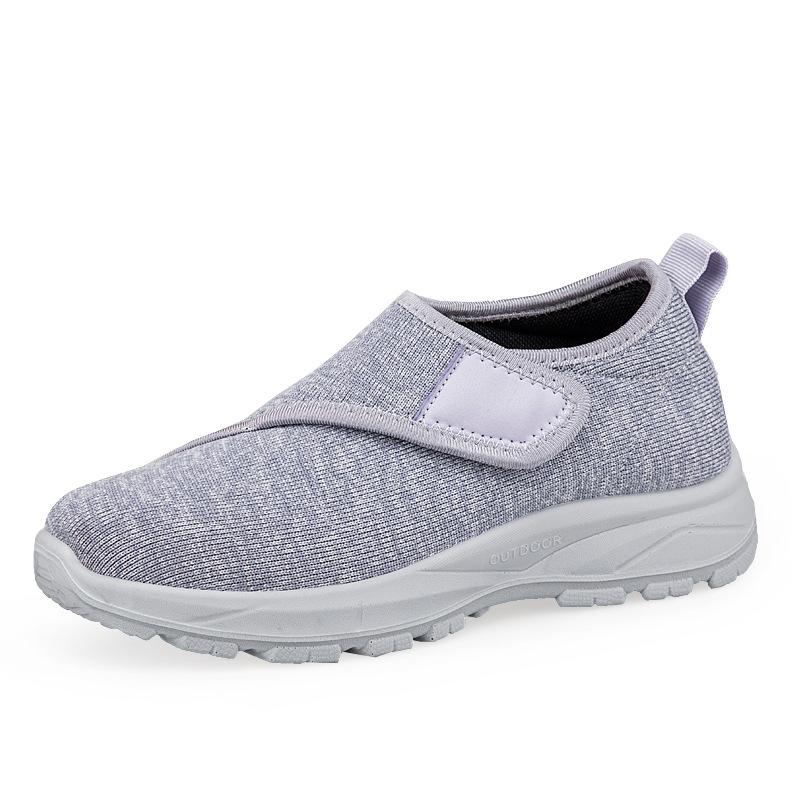 Summer widened large size walking shoes lightweight elderly shoes comfortable breathable men's shoes couple casual mesh shoes