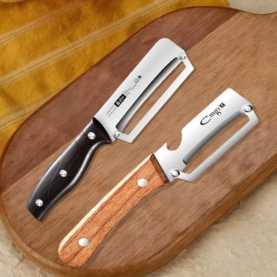 Stainless Steel Fruit Peeler 2-in-1 Bottle Opener Paring Knife Planer Sugarcane Potatoes Fruit Vegetables Scraping Kitchen Tools