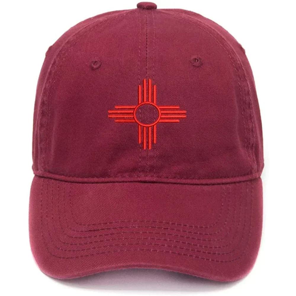 Lyprerazy Unisex s Baseball Cap New Mexico Flag Embroidery Hat Cotton Embroidered Casual Baseball Caps