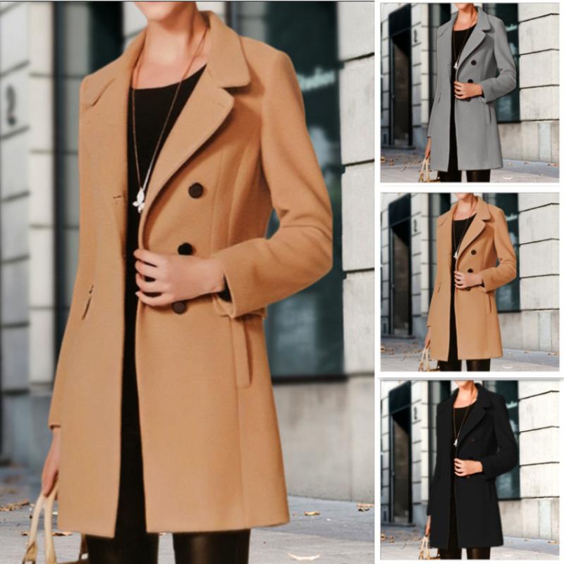 

Куртка женская средней и длинной длины S серый