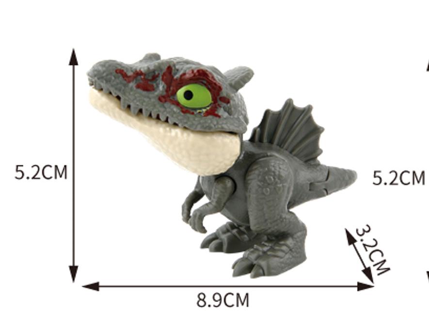 New Children's Educational Finger-Biting Dinosaur Toy Set - Blind Bag Edition