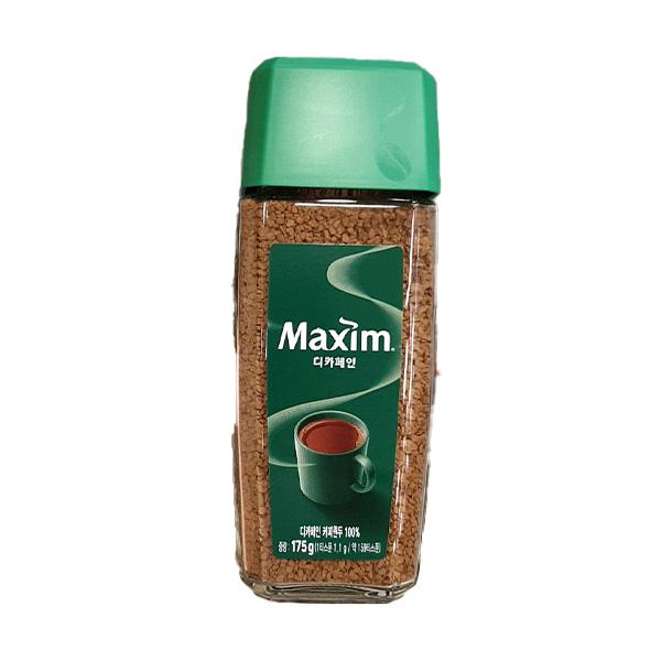Dongsuh Maxim Decaffeinated Instant Coffee Jar 175g One thing