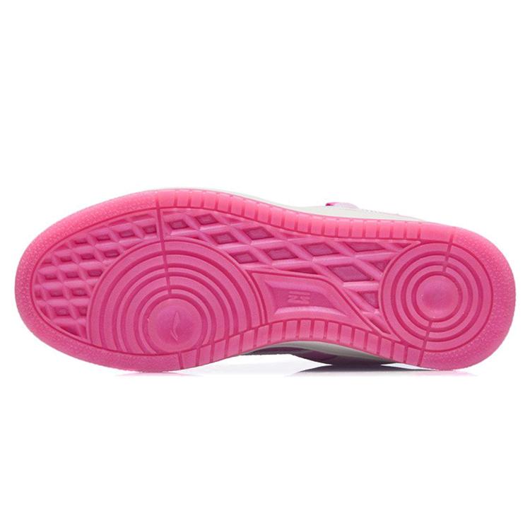 Li Ning Mystic Layer Pro Slip Resistant Abrasion Resistant Low Top Skateboard Shoes Women's Cherry Blossom Pink AGCR314-2