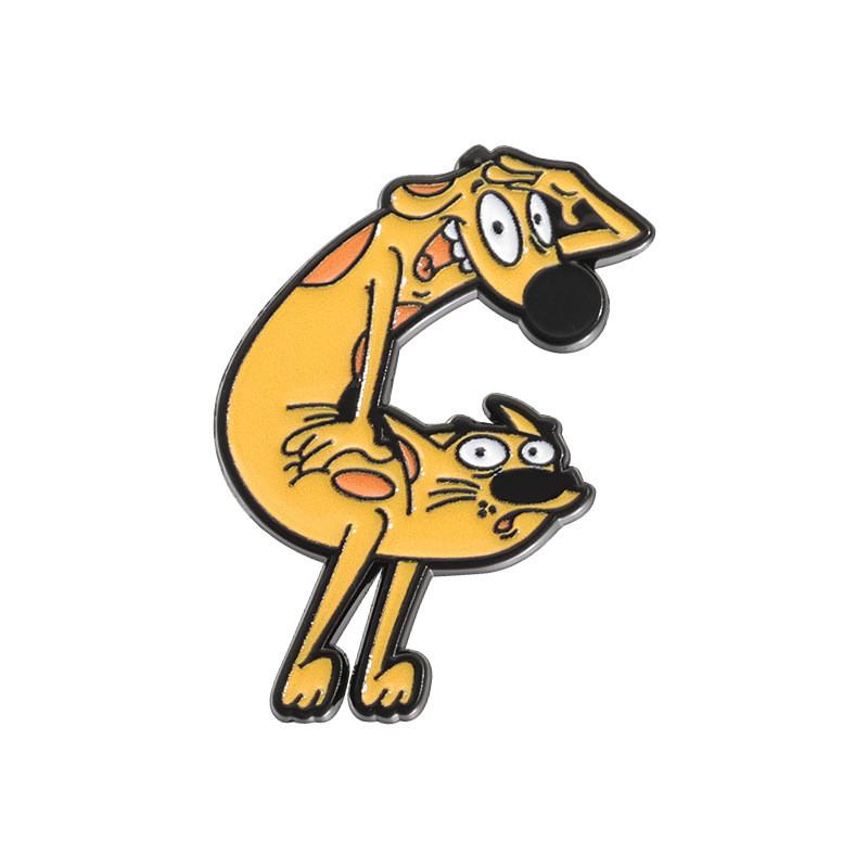 Character Cartoon Charming Alloy Brooch For Stylish Winter Accessories Fashion