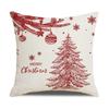 New Christmas Pillow Case Nordic Cushion Linen Print Home Bedside Pillow