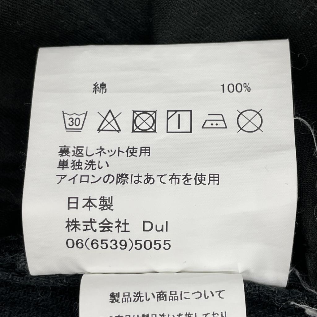 Dulcamara 2021 Black Katsuragi 6-Pocket Big Pants Bottoms 1 blackUsed