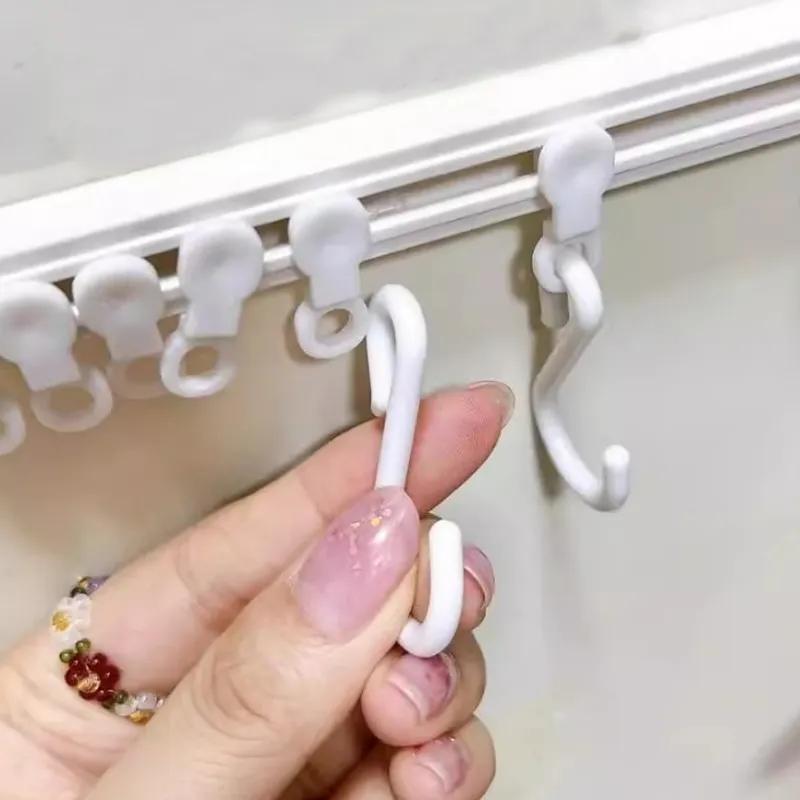 Neuer Schiebehaken Küchenaufbewahrungsartefakt Türrückseite Klebehaken Hakenreihe Bohren nicht erforderlich Einreihiges Hängeregal Hängestange Durchgehende Reihe Schiebe